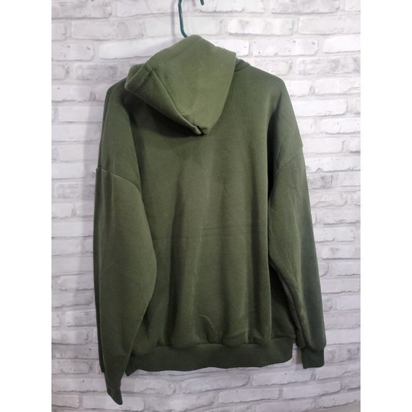 Men 2XL Green Pullover Hoodie Green Explore Embroidered Patch‎ Fleece NEW $39.99 - Picture 8 of 8